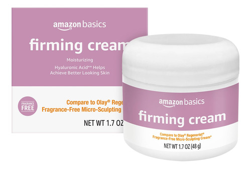 Amazon Basics Crema Reafirmante, Sin Fragancia, 1.7 Onzas, .