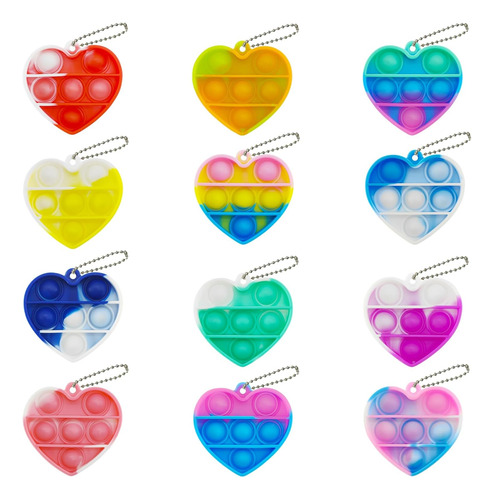 Juegos De Aire Burbuja Corazones, 24 Piezas Para Niñas