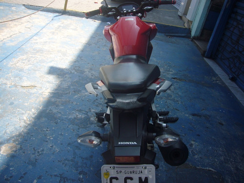 Honda Cb 250 Twister Vermelha Com Abs Troca Financia Cartao