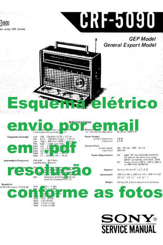 Esquema Sony Crf5090 Crf 5090 Em Pdf  Via Email