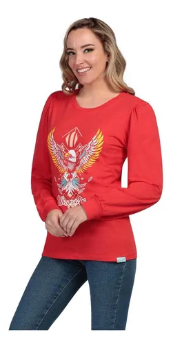 Playeras wrangler mujer sale