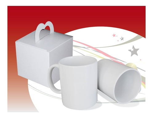 Mugs Blancos 11 Onzas Para Sublimacion Con Caja Ok