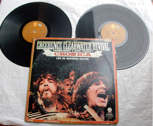 Creedence - Crónica , Los 20 Mayores Éxitos * 2 Lps 1976 Vg+