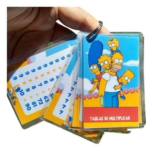 Llaveros Personalizados Shalom X15 Unidades 9cm Simpsons