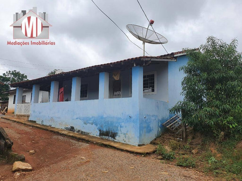 Imagem 2 de 12 de Ótima Chácara Com Escritura, 2 Dormitórios, No Asfalto, À Venda, 353 M² Por R$ 180.000 - Zona Rural - Pinhalzinho/sp - Ch0859