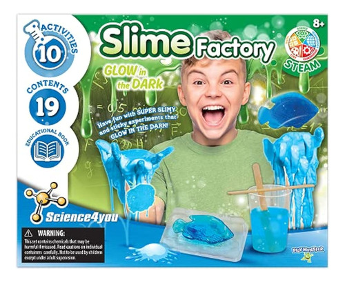 Playmonster Science4you - Slime Factory - Crea Slime Que Bri