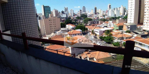 Cobertura Com 1 Dormitório, 52 M² - Venda Por R$ 319.900,00 Ou Aluguel Por R$ 1.150,00/mês - Botafogo - Campinas/sp - Co0091