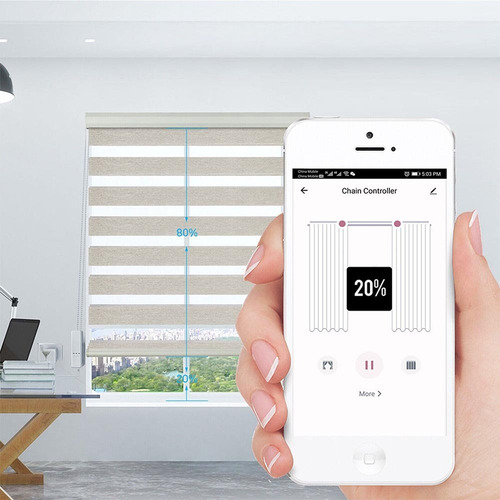 Control Motor Wifi Cortinas Persianas Con Cadena Tuya-yh002