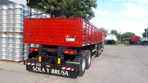 Acoplado Sola Y Brusa , Volcador Bilateral , 4 Ejes. 0km