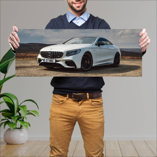 Cuadro 30x80cm Auto 2018 Mercedes Amg S 63 Coupe 4