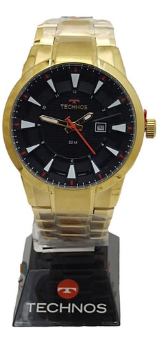 Relógio Technos Masculino Dourado Skymaster 2117ldc/1p