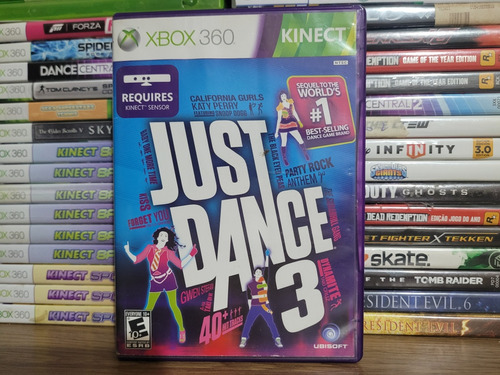 Jogo Para Kinect Just Dance 3 Xbox 360 Original Mídia Física