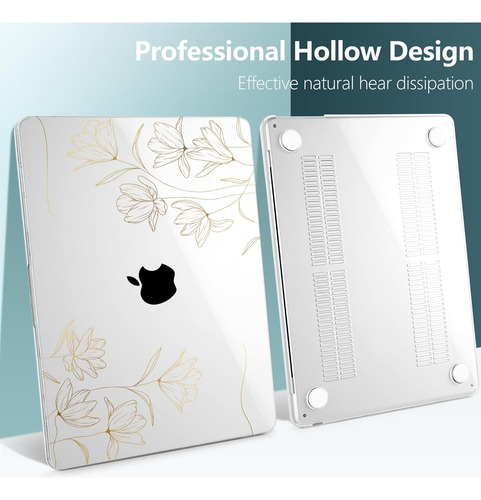 Twolskoo Para M2 Macbook Air 13 Pulgadas Case 2022 A2681, Cu