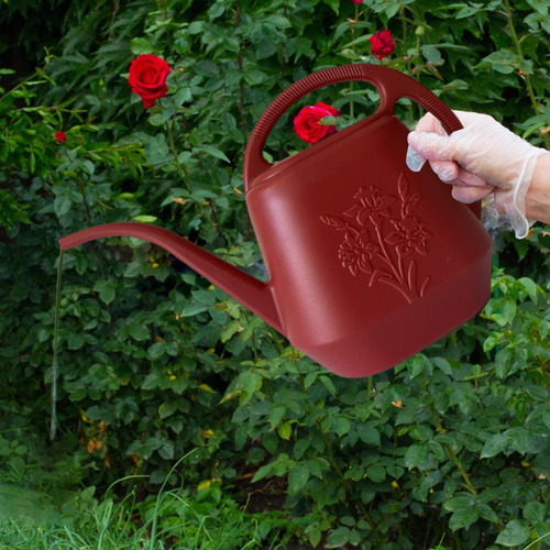 Regadera De Jardín, Regadera Para Regar Plantas, Mango Rojo