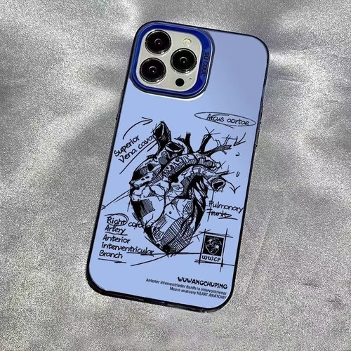 . Funda Para iPhone Case De Uso Rudo Con Diseño De Corazón N