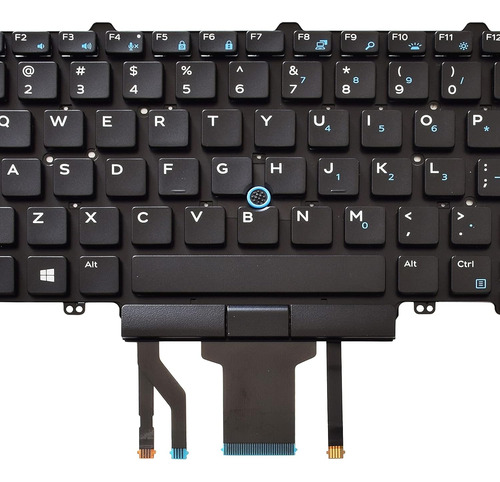 Reemplazo De Teclado Retroiluminado Compatible Con Dell E...