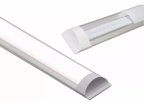 Kit 2 Luminária Led Tubular Sobrepor Linear 40w 120cm Bivolt