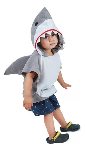 Disfraz De Halloween Con Capucha De Tiburón Para Niños Que J
