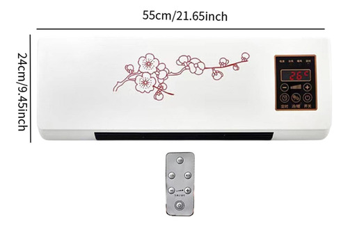 Calentador De Pared Pequeño, 2000w, Estampado De