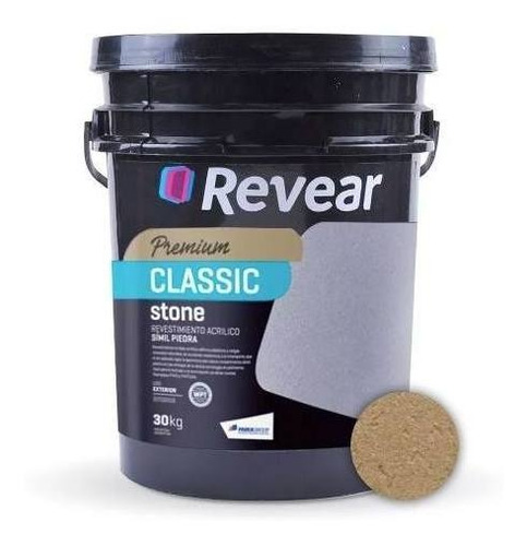 Revear Classic Stone Revest. Acrilico 30kg 18 Cuotas S/int