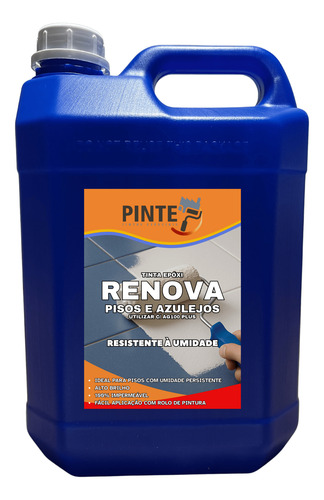 Tinta Epóxi Cerâmica E Azulejo Renova 3,6l - Verde Primavera Verde Primavera Brilhante