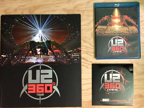 U2 Combo Gira 360 Contiene Libro De Fotos+cd Promo+blu-ray