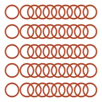 Comprar 50 Piezas Juntas Tóricas De Silicona Rojas De 0.453pulgadade