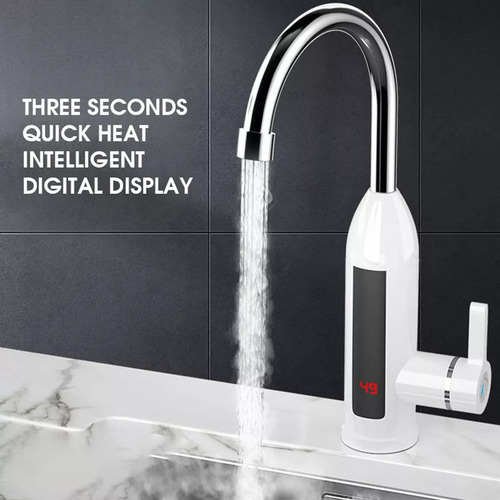 // Grifo De Cocina De Pared Con Agua Caliente Y Calefacción