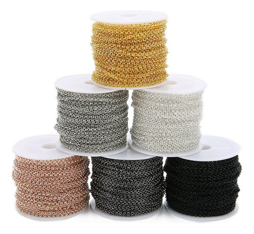 Cadena De Collar Multiusos Acero Inoxidable 2 Rollos/rollo