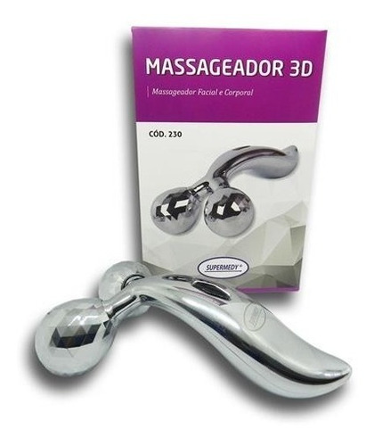 Massageador Manual Facial E Corporal 3d Supermedy