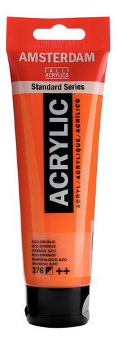 Tinta Acrílica Amsterdam Azo Orange #276 - 120ml