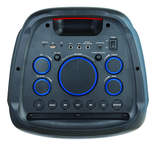 Bafle Msa-2016 Negra, Usb Kaiser Color Negro