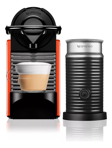 Cafetera Nespresso Pixie + Espumador + Estante Para Cápsulas