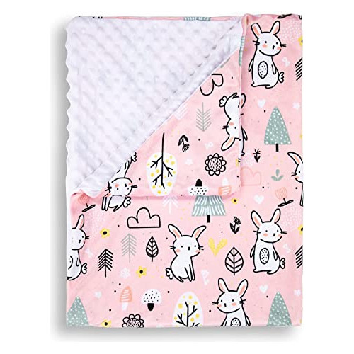 Lil Snuggers Minky - Manta De Felpa Suave Con Capucha Para N