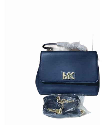 Imagen 4 de 4 de Bolso De Dama Mk Azul G5