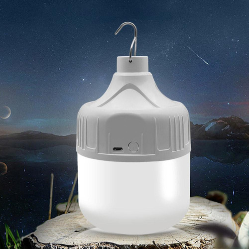 Luz Led Para Acampar Al Aire Libre, Luz De Emergencia Usb Qu