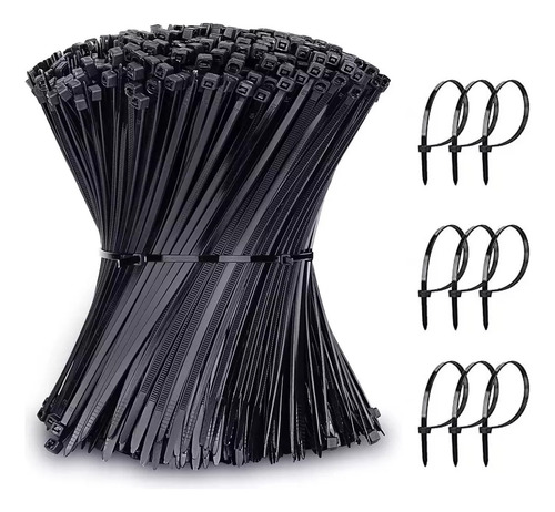 100 Unidades Amarras Plasticas 3.6mm X 250mm