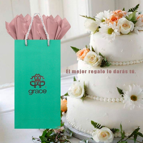 Imagen 6 de 6 de Bolsa De Regalo Grande Tipo Boutique Grace Individual