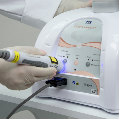 Caneta Probe Mini Led Azul 450nm P/ Dermosteam V3.0 Ibramed