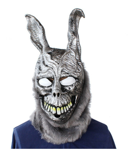 Máscara De Látex De Frank Rabbit Para Fiesta De Halloween