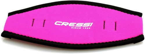 Cubre Cressi Correa De Neopreno Para Mascara Color Pink