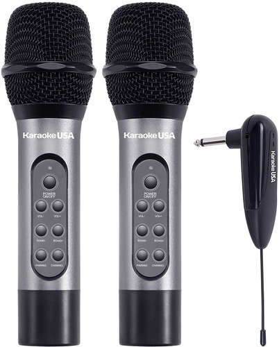Karaoke Usa Micrófonos Inalámbricos Duales Uhf Profesionales