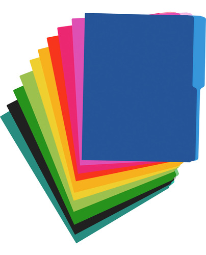Folder Carpeta Colores Fuertes Iris Paquete 100pz Surtidos