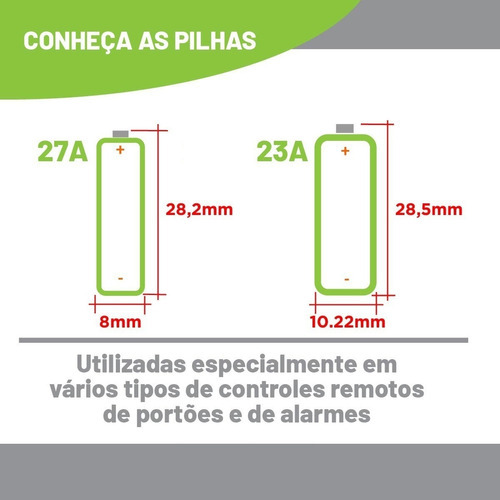 05 Pilhas 27a Gp Super - 1 Cartela