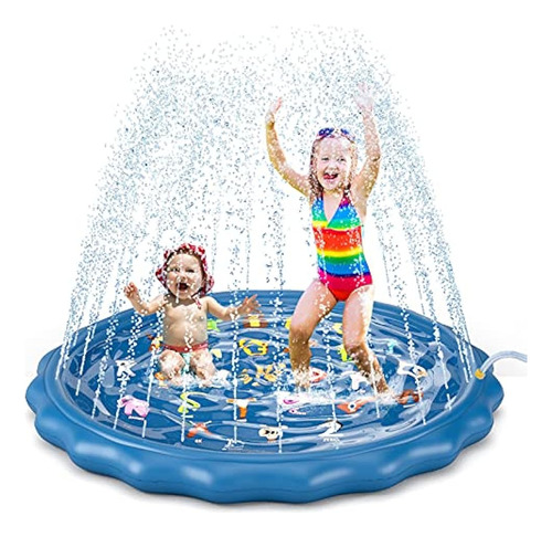 Jasonwell Splash Pad Rociador Para Niños Pequeños Alfombra D