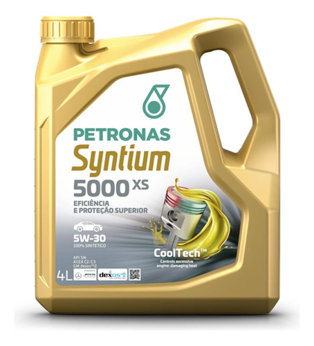 Aceite Petronas 5w30 Syntium 5000xs 4l Acea C2/c3 Api Sp