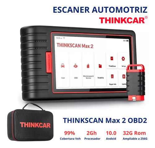 Escaner Automotriz Thinkscan Max 2 Obd2 