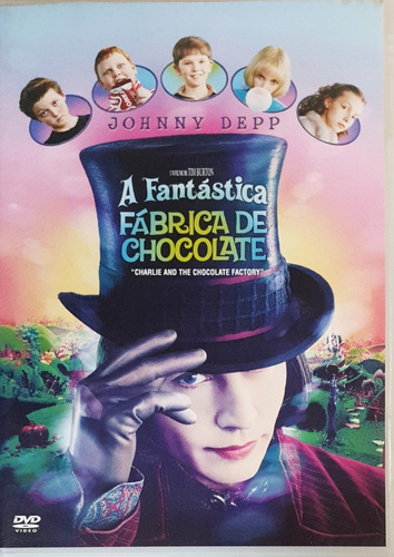 Dvd A Fantástica Fábrica De Chocolate Johnny Deep Original 