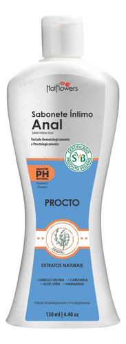 Sabonete Intimo Higiene Procto Hidratante Natural 130ml