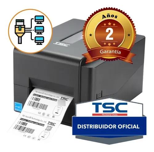 Impresora De Etiquetas Autoadhesivas Tsc Te210 + 4 Rollos